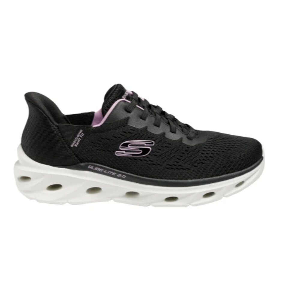 Skechers Women's Glide Step Sneaker Black - Picture 2 of 5
